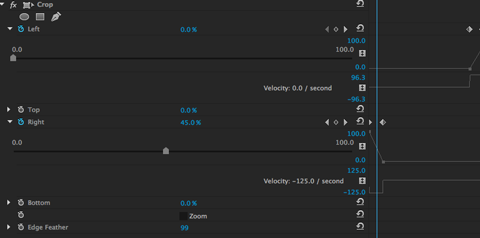 Settings for motion blur in Premiere Pro