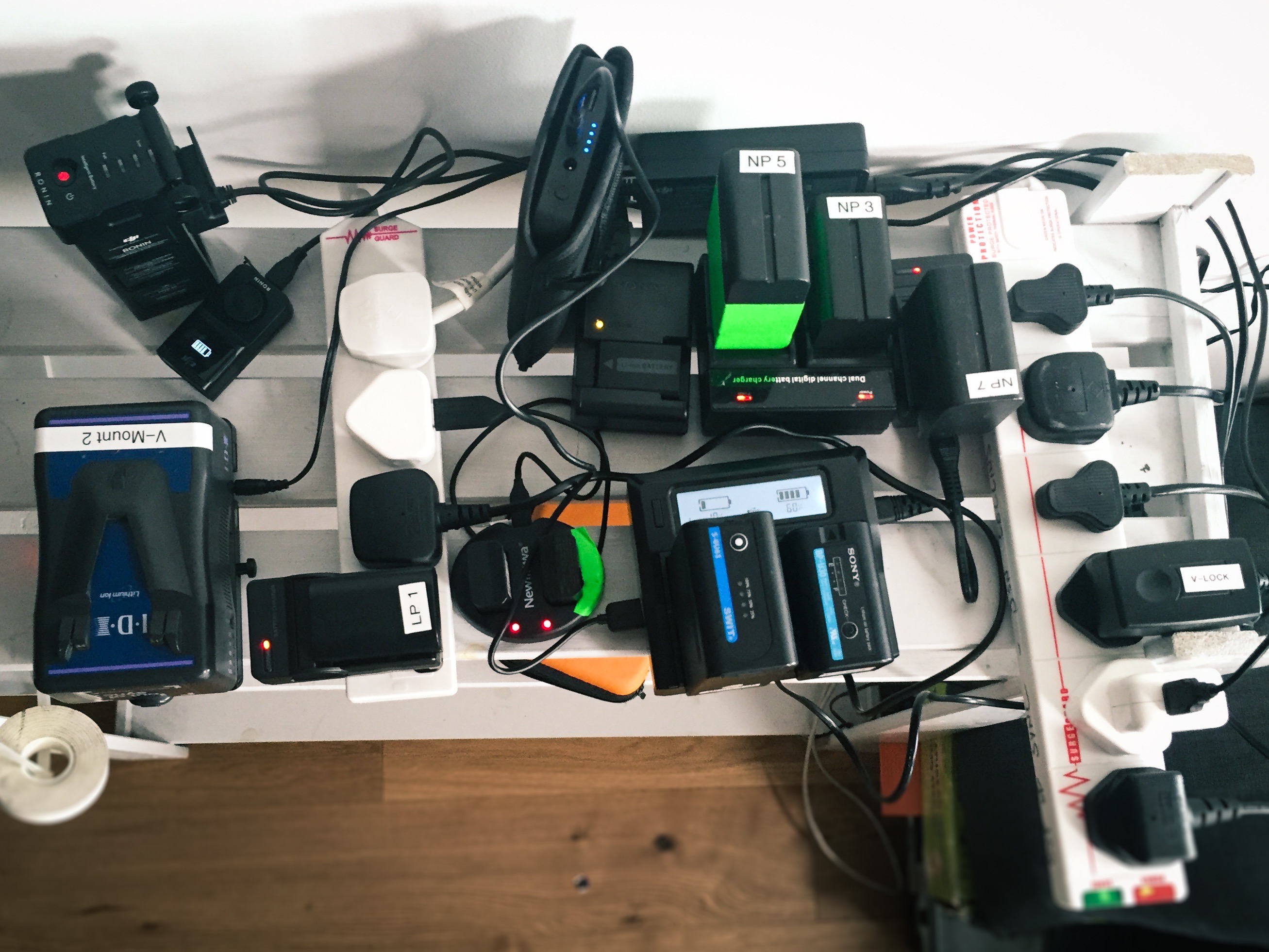The problem: 8 different battery types