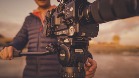 Pan handle on a tripod